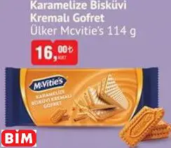 MCVİTİE’S KARAMELİZE BİSKÜVİ KREMALI GOFRET ÜLKER